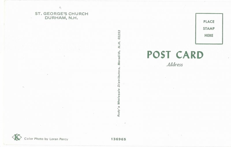St. George's Church Durham New Hampshire