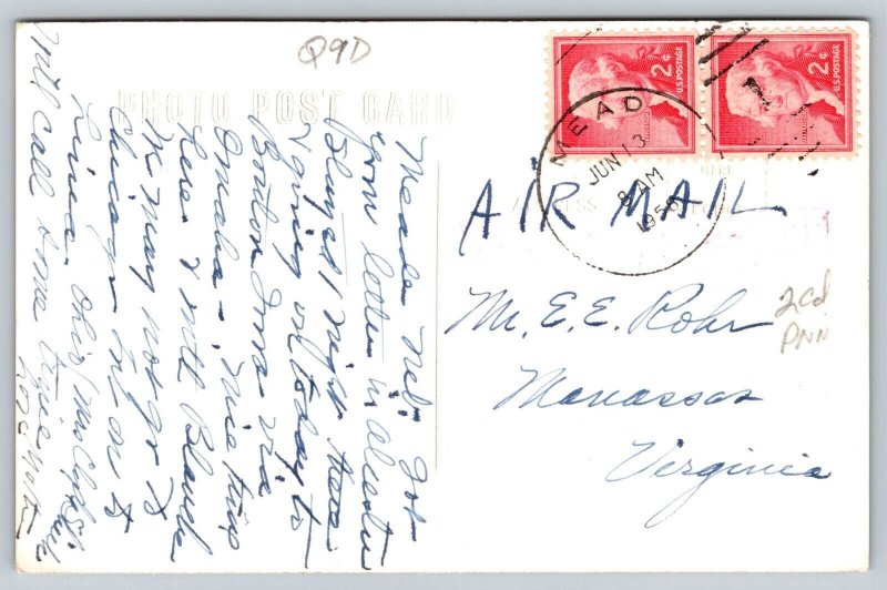 RPPC   1958  Badlands  South Dakota  Nature's Lacework   Postcard