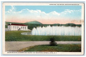 1918 Aerating Water Ashokan Reservoir Gate Chamber Catskill Mts., NY Postcard 