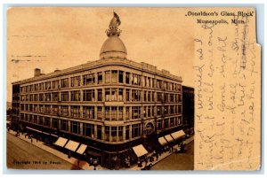 1910 Donaldson's Glass Block Building Stores Minneapolis Minnesota MN Postcard