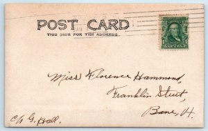 RPPC  WILLIAMSTOWN, Vermont VT ~ Aerial THE GULF Orange County 1906 Postcard