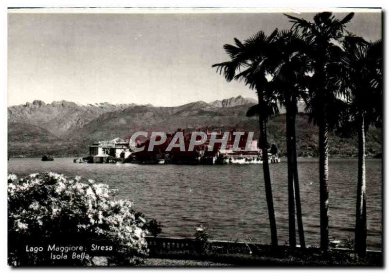 Postcard Modern Italy Lago Maggiore Stresa Isola Bella