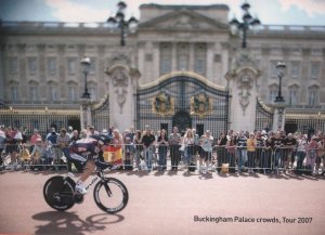 2007 London Bicycle Cycling Race At Buckingham Palace Postcard