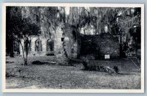 c1930's Mission Sugar Mill New Smyrna Florida FL RPPC Photo Vintage Postcard