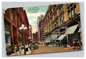 Vintage 1910's Postcard Petticoat Lane & Grand Avenue Kansas City Missouri