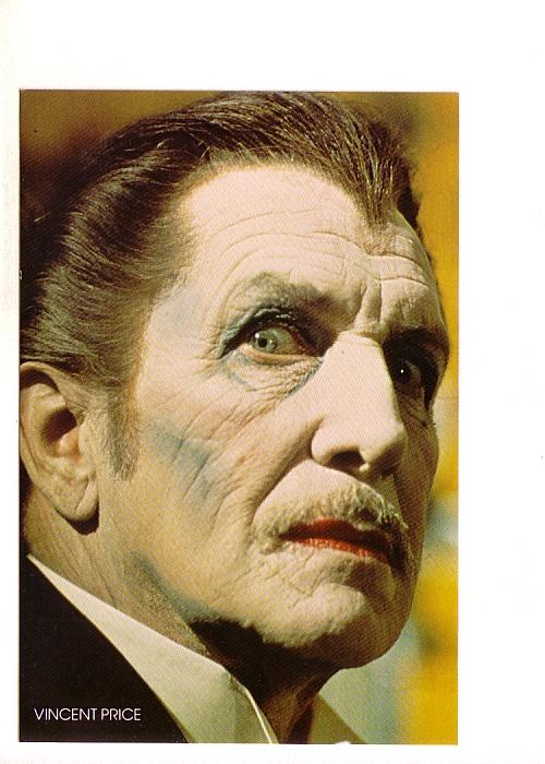 Vincent Price in Horror Makeup, Photo 1973 Roddy McDowall