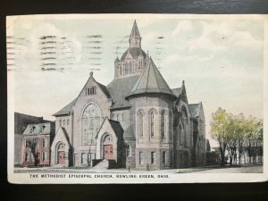 Vintage Postcard 1927 Methodist Episcopal Church Bowling Green Ohio (OH)