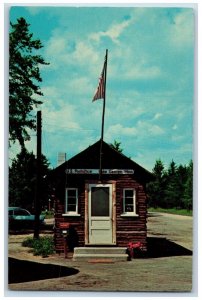 Lake George Minnesota Postcard Worlds Smallest Post Office Building 1960 Antique