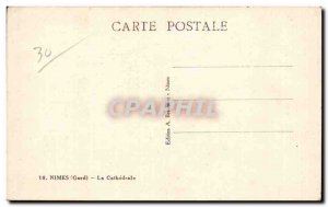 Old Postcard Nimes Gard La Cathedrale