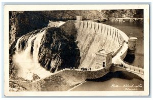 c1910's View Of Roosevelt Dam Phoenix Arizona AZ RPPC Photo Antique Postcard