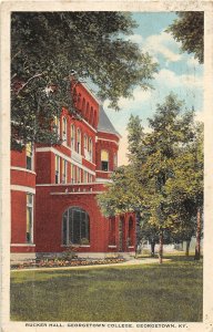 H76/ Georgetown Kentucky Postcard c1927 Rucker Hall College  189