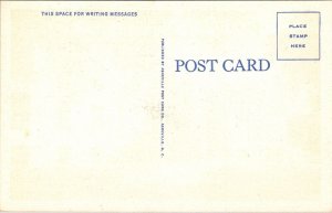 Florida State Capitol Tallahassee FL Sunset Linen Postcard VTG UNP Vintage 