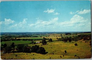 Scenic View from Briarbrook Gifts & Antique Shop, Elizabeth IL Vtg Postcard C50