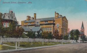 Edmonton School Alta Canadian WW1 Wartime Postcard