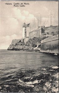 Cuba Habana Castillo del Morro, Havana Morro Castle Vintage Postcard C075