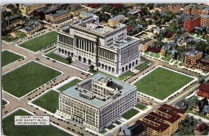 Chrome COURT HOUSE SCENE Milwaukee Wisconsin WI AH9720