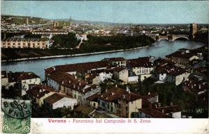 CPA Verona Panorama dal Campanile di S. Zeno ITALY (801982)