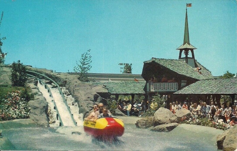 AMUSEMENT PARK, Disneyland, Disney, Bobsled Ride, 1960's, Anaheim CA