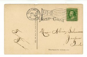 UT - Great Salt Lake. Sunset Scene  (damage)