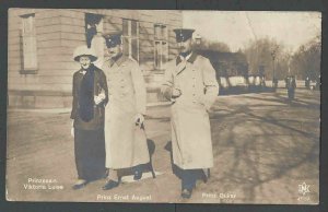 1916 RPPC* Prussian Notables Princess Victoria Louise & Prince Ernst See Info