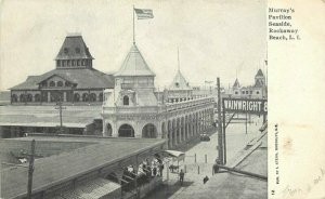 Rockaway Beach New York Murray's Pavilion Seaside C-1905 Postcard 21-4505