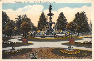 Vandeveer Park Fountain Davenport, Iowa  