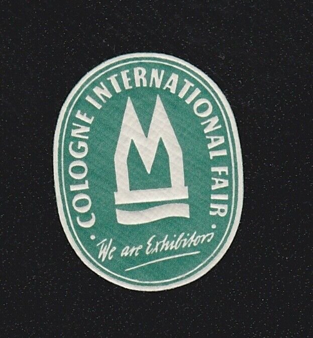 Cologne International Fair Vintage Label lbl1332