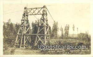 Real Photo - Suspension Bridge - Wind River, Washington