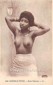 Jeune Nigresse Arab Nude Unused 