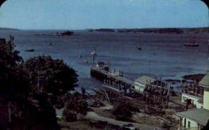 Landing Dock in Boothbay Harbor, Maine