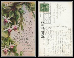 ABRO 1911 Vintage Greeting Card Posted San Francisco Ca.