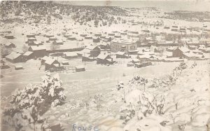 J12/ Rouse Colorado Supply Store RPPC Postcard c1910 Mining Homes 266