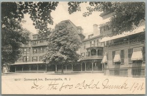 BERNARDSVILLE NJ SOMERSET INN ANTIQUE POSTCARD