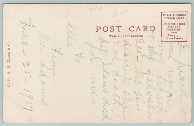 Oklahoma City~Carnegie City Library~c1910 Postcard