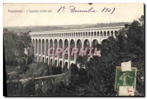 Old Postcard Roquefavour Aqueduct Cote is