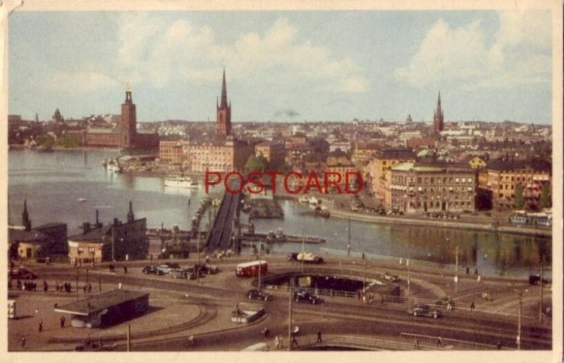 SWEDEN. SLUSSEN OCH GAMLA STAN, STOCKHOLM