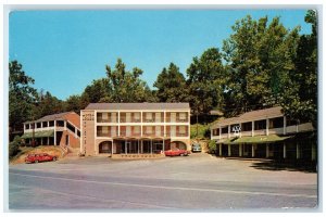 c1950 Motor Lodge Office Building Restaurant Natural Bridge Virginia VA Postcard