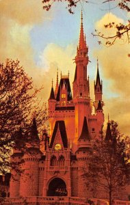 WALT DISNEY WORLD Cinderella Castle Fantasyland ca 1970s Vintage Postcard