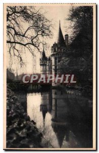 Old Postcard Chateau d'Azay le Rideau I and L