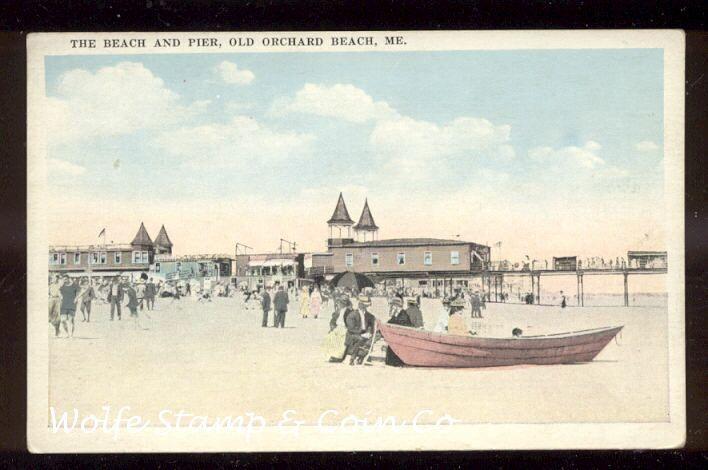 Early View The Beach & Pier Old Orchard Beach ME A6446