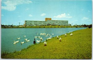 VINTAGE POSTCARD SINGING RIVER HOSPITAL LOCATED PASCAGOULA MISSISSIPPI 1970s