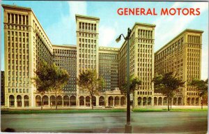 Postcard BUILDING SCENE Detroit Michigan MI AM4702