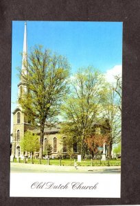 NY Reformed Old Protestant Dutch Church Kingston New York Postcard