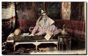 Old Postcard Judaica Jewish Woman Jewish in its interior