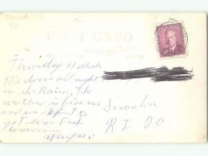 1940's rppc BABY DEER Lake Of The Woods - Kenora Ontario ON W0927