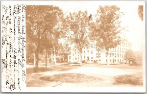 1906 Real Photograph Of Mfd. Normal School Springfield Massachusetts Postcard