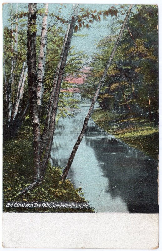 South Windham, Me, Old Canal and Tow Path