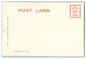 c1905 Plymouth Church Pearl St. Worcester Massachusetts MA Antique Postcard