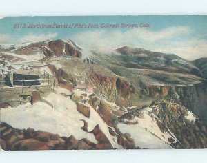 Divided-back LOOKING AT PEAK Colorado Springs Colorado CO AD4936