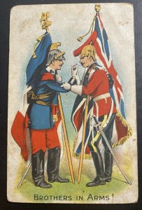 Mint England Picture Postcard PPC Brothers In Arms